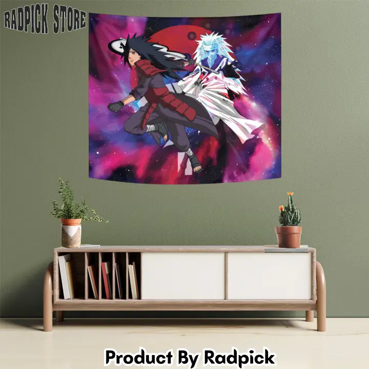 Uchiha madara tapestry custom galaxy anime wall decor  rp5947270